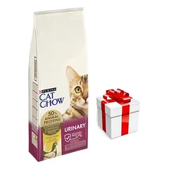 PURINA Cat Chow Urinary maistas su vištiena 15kg  + STAIGMENA KATEI