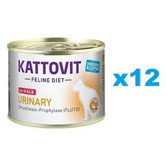 KATTOVIT Feline Diet Urinary veršiena 12 x 185 g