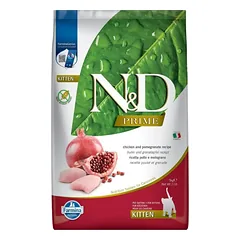 FARMINA N&D PRIME - Chicken&Pomegr KITTEN sausas maistas kačiukams iki 1 metų, 300 g — 2 nuotrauka