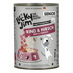 Lucky Jim Senior drėgnas maistas šunims, ekonominė pakuotė 24 x 400 g — 3 nuotrauka
