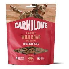 Carnilove Dog Crunchy Wild Boar with Rosehips skanėstas šunims, 200 g