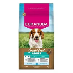 Eukanuba Dog Adult Small & Medium Grain Free Ocean Fish 3 kg