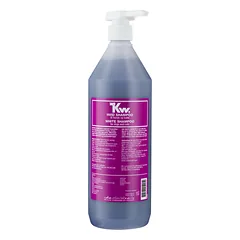 KW White Shampoo - šampūnas baltam, šviesiam ir sidabriniam šunų ir kačių kailiui, koncentratas 1:3