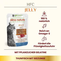 Almo Nature HFC Jelly Pouch drėgnas maistas katėms, ekonominė pakuotė 24 x 55 g — 3 nuotrauka