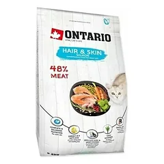 Ontario Cat Adult Hair & Skin Salmon 2 kg