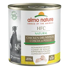 Almo Nature HFC Natural Vištienos šlaunelių papildomas maistas suaugusiems šunims, 280 g