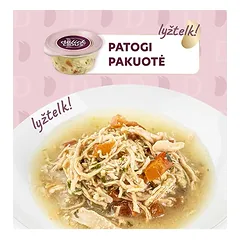 Delickcious vištienos sriuba katėms su pomidorais ir špinatais, 80 g — 2 nuotrauka