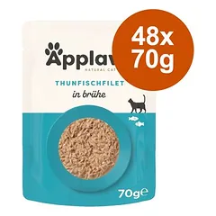 Sparpaket Applaws Cat Natural in Brühe 48 x 70 g