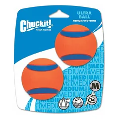 CHUCKIT ULTRA guminių kamuoliukų rinkinys, M, 6 cm — 1 nuotrauka