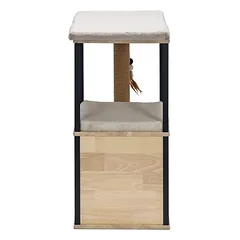 Designed by Lotte medinė draskyklė katėms Nala, natūrali — 3 nuotrauka