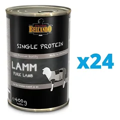 BELCANDO Single Protein ėriena 24x400 g šlapias šunų maistas