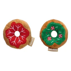 Beeztees žaislas šunims Xmas, spurgos iš pliušo