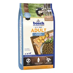 BOSCH Adult žuvis su bulvėmis 2x1 kg — 2 nuotrauka