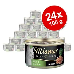 Miamor Feine Filets drėgnas maistas katėms, ekonominė pakuotė 24 x 100 g