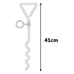 Flamingo Tie Out Stake Pina - metalinis kuoliukas šuns pririšimui, 41cm — 2 nuotrauka