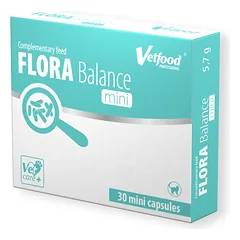 VETFOOD FLORA Balance mini 30 kapsulių