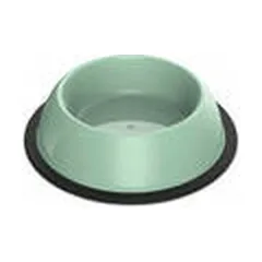 Georplast apvalus dubenėlis augintiniams 19 x 5 cm, neslystantis, 0,40 l, įvairių spalvų — 2 nuotrauka