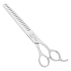 Yento Fanatic Series Chunker - profesionalios vienpusės retinimo žirklės, pagamintos iš anglies nerūdijančio plieno, 18 dantų