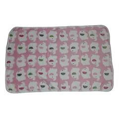 Pettimania Fleece Decke mit Elefanten-Motiv pink
