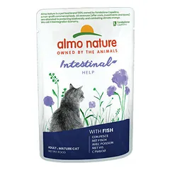 Almo Nature Holistic Digestive Help su žuvimi, drėgnas maistas katėms 70 g parduotuvėje 1petshop.lt