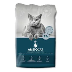 ARISTOCAT Natūralus bentonitinis kačių kraikas.  25 l