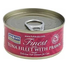 Fish4Cats Finest Tuna Fillet with Shrimp 70 g