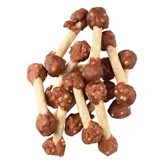 Flamingo Hapki Duck Rice Dumbbell - šunų skanėstai, antis, ryžiai, jautienos oda, 150g — 2 nuotrauka