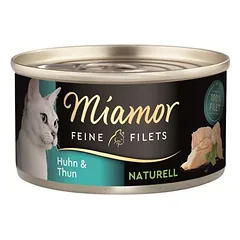 Miamor Feine Filets Natur konservai, drėgnas maistas katėms 24 x 80 g — 2 nuotrauka
