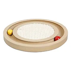 Flamingo Wooden Scratcher Infinity žaislas katėms, kartoninė draskyklė su mediniu rėmu, 29×2.5×29 cm — 2 nuotrauka