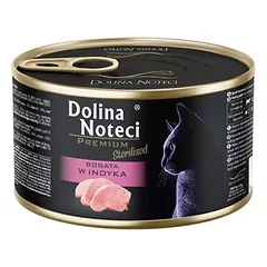 DOLINA NOTECI Premium Sterilizuota katėms su kalakutiena 185g