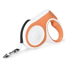 Automatinis pavadėlis 5 m oranžinis