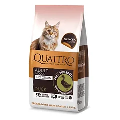 QUATTRO visavertis sausas pašaras suaugusioms naminėms katėms su antiena 7 kg