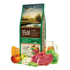 Sam’s Field Fresh Lamb & Rice JUNIOR LARGE sausas maistas didelių veislių šuniukams su ėriena ir ryžiais, 13 kg