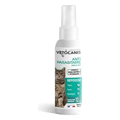 Vetocanis Repellierendes Floh- und Zeckenspray für Katzen