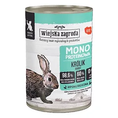 WIEJSKA ZAGRODA Monoproteininė Šviežia Mėsa Katinams 6x400 g