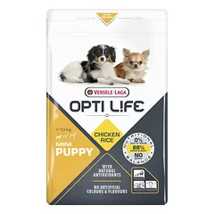 VERSELE-LAGA Opti Life Puppy Mini mažų ir miniatiūrinių veislių šuniukams Paukštiena 2,5 kg