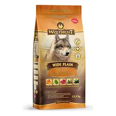 WOLFSBLUT Active Wide Plain sausas maistas šunims su arkliena ir batatais 12,5 kg — 1 nuotrauka