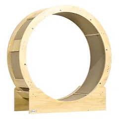 Zatte Katzenlaufrad 91 cm Eiche, Bremse + Kratzbrett