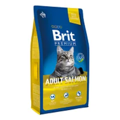 Brit Premium Cat Adult Salmon sausas kačių pašaras, 1,5 kg