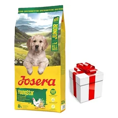 JOSERA YoungStar - be grūdų 12,5 kg + Staigmena ŠUNIUI