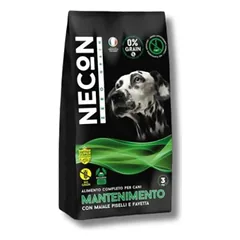 Necon Zero Grain Dog Mantenimento Pork, Pea, Horse Bean begrūdis sausas pašaras šunims su kiauliena ir žirniais