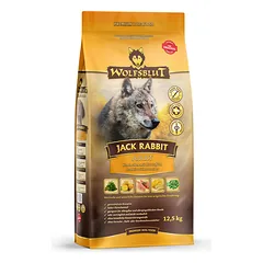 WOLFSBLUT Jack Rabbit su triušiena sausas pašaras suaugusiems šunims, 12,5 kg