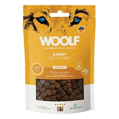 WOOLF Rabbit cubes – skanėstai šunims su triušiena, kubeliai