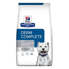 Hill’s Prescription Diet Canine DermComplete Mini Sausas maistas mažų veislių šunims alergijų valdymui 1 kg
