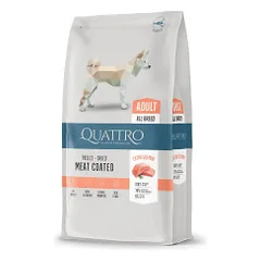 QUATTRO Extra Salmon su lašiša sausas šunų pašaras, 3kg parduotuvėje zoobaze.lt