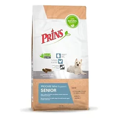 PRINS PROCARE MINI SENIOR SUPPORT SAUSAS MAISTAS VYRESNIO AMŽIAUS MAŽŲ VEISLIŲ ŠUNIMS 12 kg