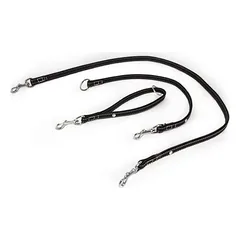 Das Lederband Universal Hundeleine Barcelona Black