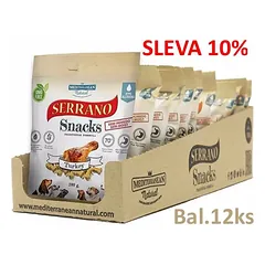 Serrano Snack Dog Kalakutas 100 g (12 vnt)