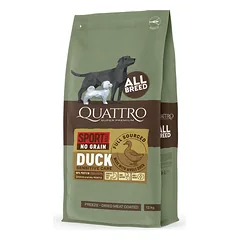 Quattro All Breed Adult Sport Duck No Grain 3Kg