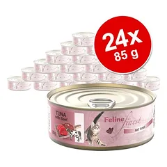 Sparpaket Feline Finest Katzen Nassfutter 24 x 85 g